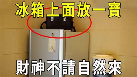 冰箱上面放什麼招財|居家風水｜冰箱影響財運？陽宅風水6大要訣，教你招 